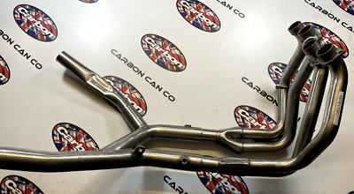 Suzuki GSX1300 Gen 3 Hayabusa 4-2 Edelstahl Downpipe Krümmer Auspuffanlage
