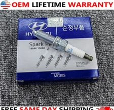 4PCS Iridium 18846-10060 SILZKR6B10E Spark Plugs For Hyundai ACCENT KIA RIO SOUL