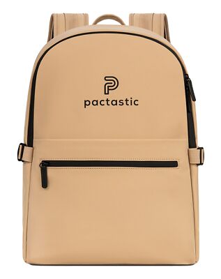 Pactastic Urban Collection Round Top Backpack 44 cm Rucksack Tagesrucksack Beige