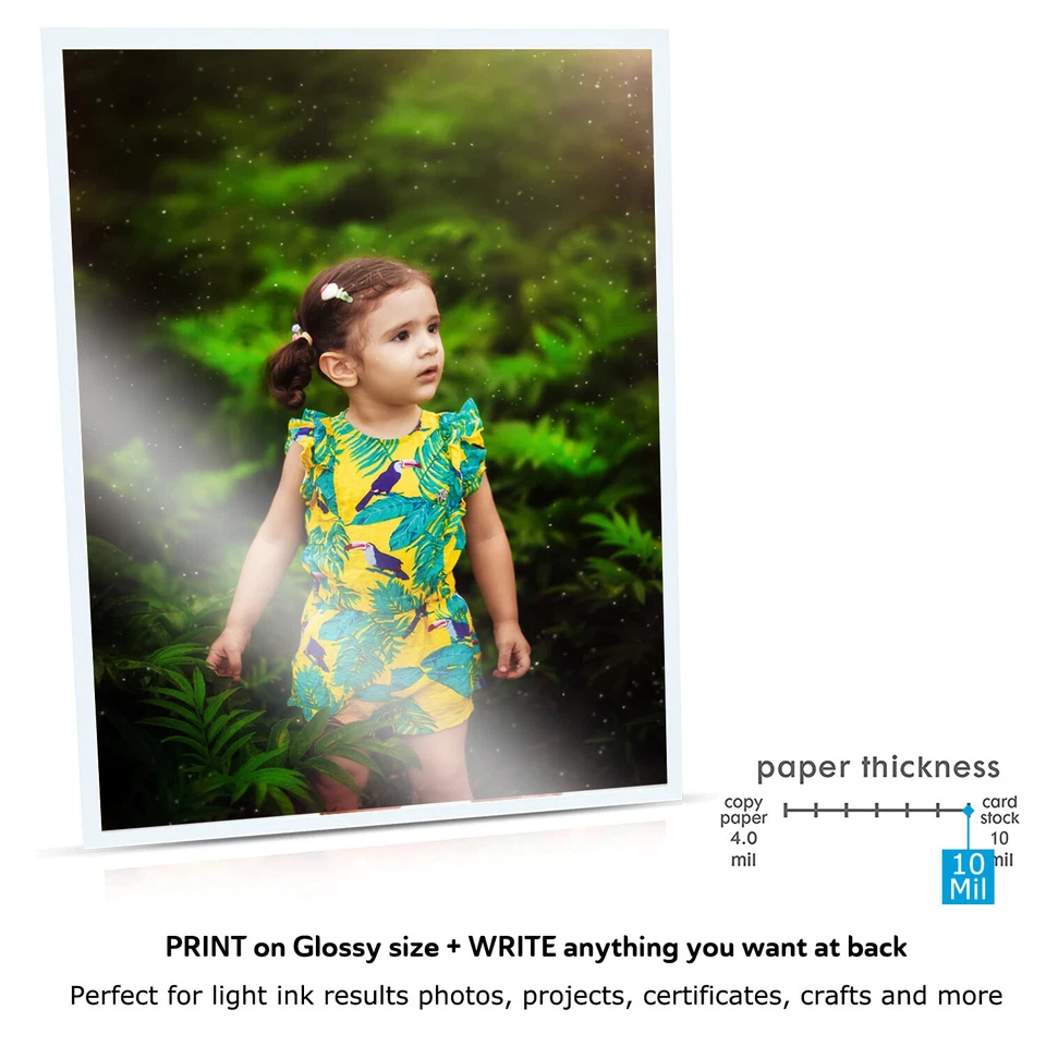 300 Sheets Koala Photo Paper 8.5 x 11 Glossy 48lb Inkjet Printer Epson HP Canon - Image 2 of 4