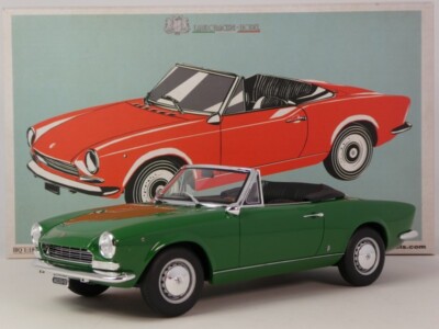 Laudoracing Fiat 124 Sport Spider Green 1968 1/18 LM172D | eBay