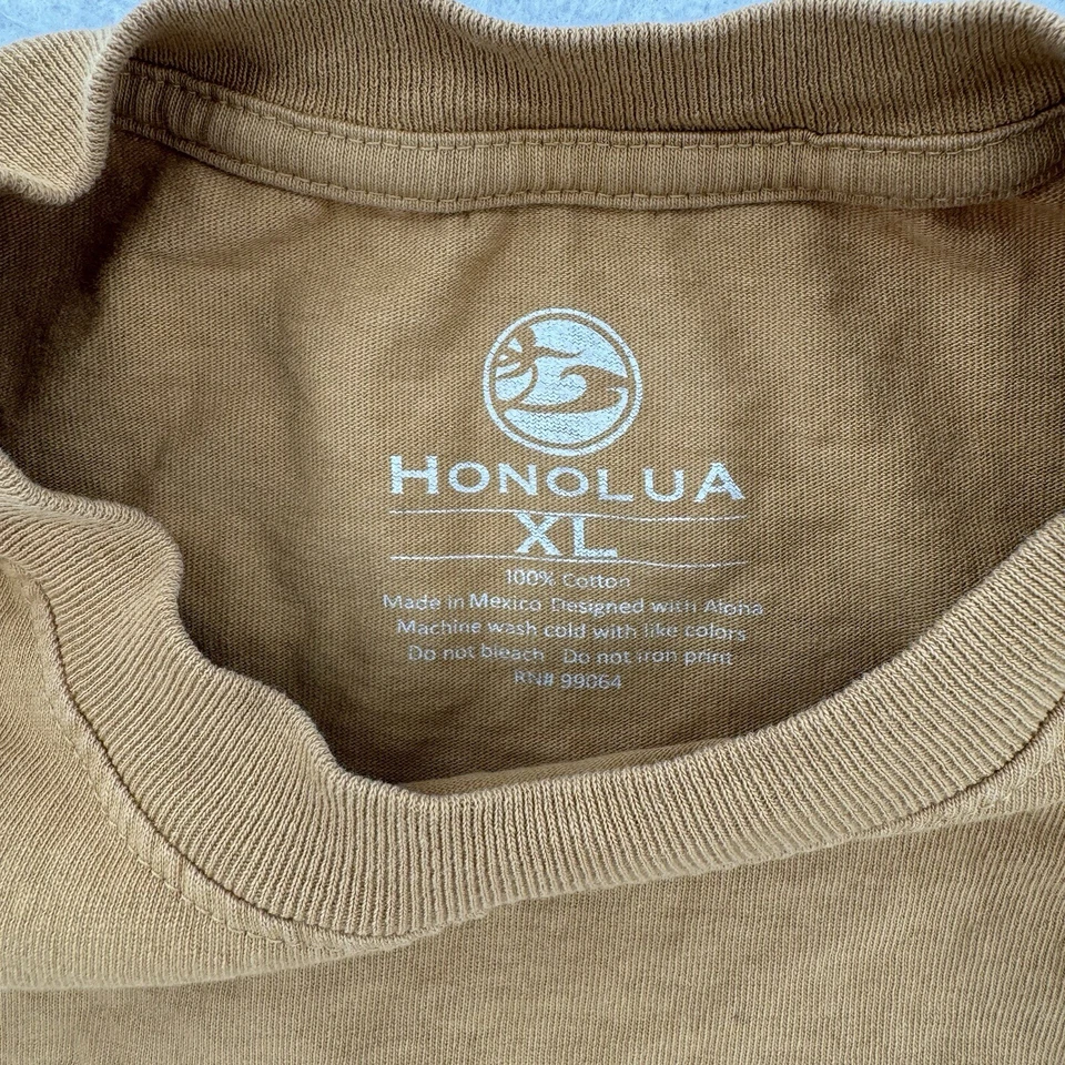 Honolua Surf Co T Shirt Mens XL Hula Dancer Mermaid Stay Awhile In Hawaii - Image 3 of 4