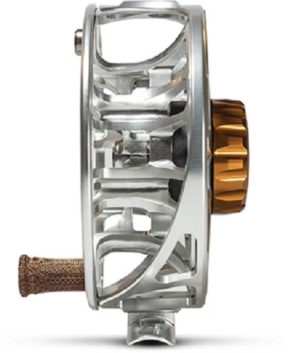 CARRETE FLY ROSS ANIMAS 7/8 WT PLATINO + LÍNEA FLY GRATIS $80, RESPALDO, EE. UU. ENVÍO Foto 3 de 4