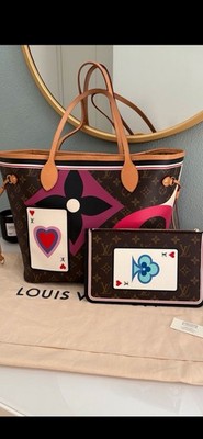 Louis Vuitton Neverful Limited Edition  Game On  Monogram Clutch mit Rechnung 