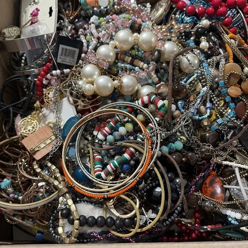 18 Lbs Jewelry Lot.  All Wearable - Costume And Vintage!