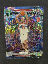 2024-25 Panini Prizm - Fireworks Alexandre Sarr #21 Fast Break Prizm (RC)