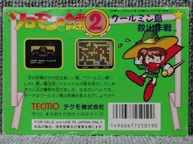 Tecmo Solomon'S Key 2 Coolmin Island Rescue Operation Famicom Softwar Fj344