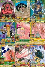 Lote de 9 tarjetas One Piece Berry Match Tiger Caribou Doflamingo Arlong
