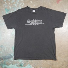 Vintage 90s Y2K Sublime Band T Shirt Large Delta Tag Long Beach California Music