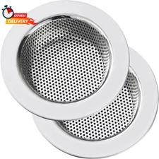 Kitchen Sink Strainer Stainless Steel, LASSHSWA Kitchen Sink Drain Strainer, Sin