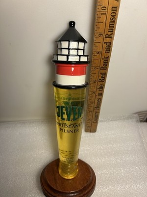 JEVER BREWING FRIESLAN PILSNER LIGHTHOUSE Draft beer tap handle. GERMANY