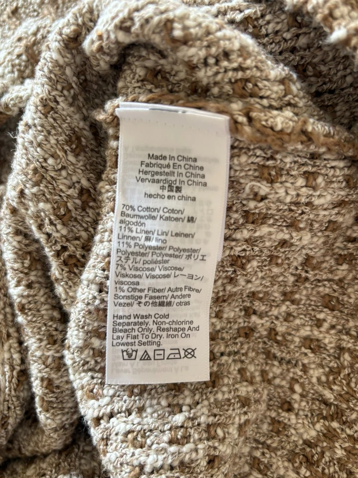 Jcrew Womens Tweed Lady Cardigan Sweater Size M Cotton New without Tag - Image 4 of 4