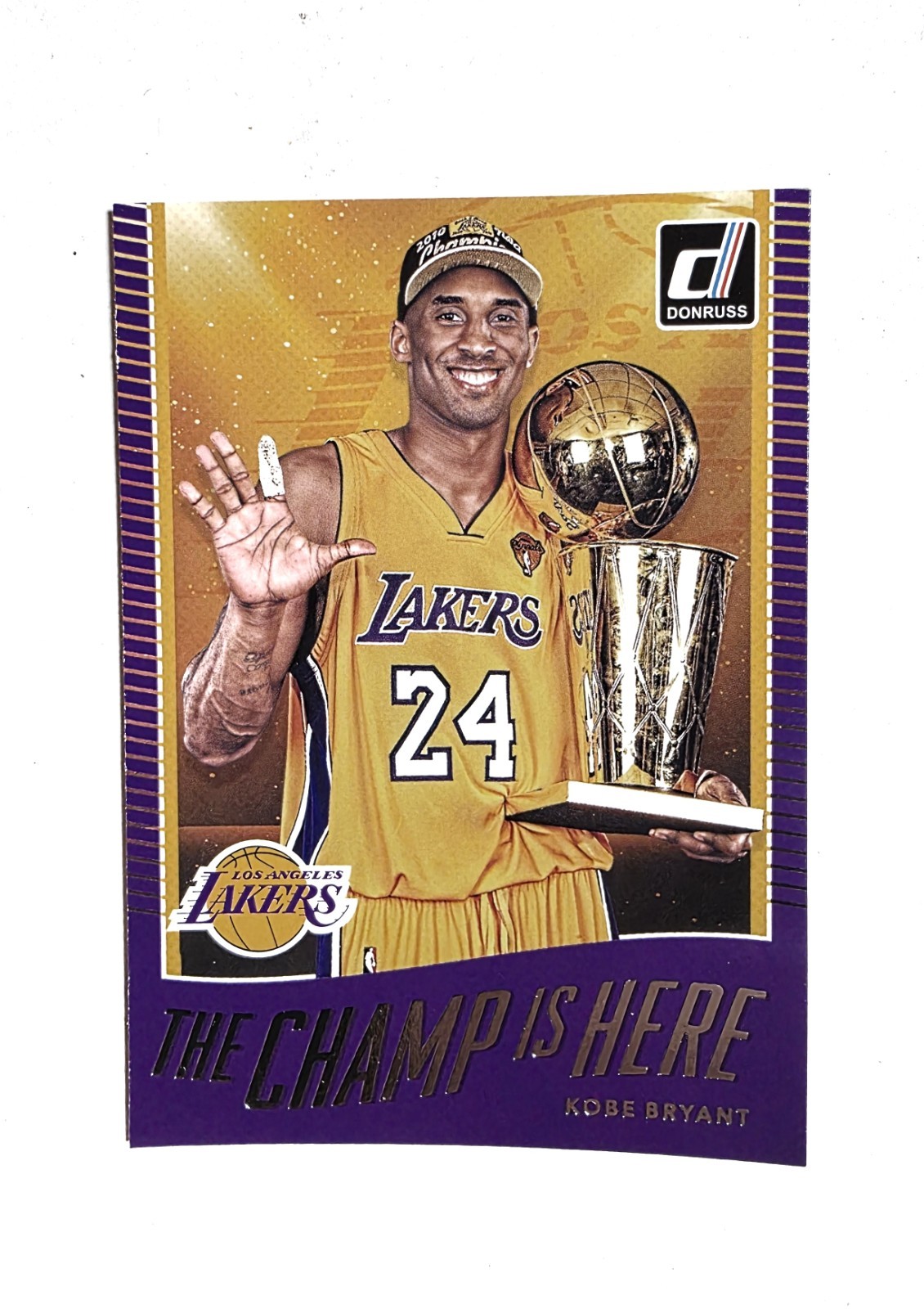 2017 18 Donruss #6 Optic KOBE BRYANT SP "The Champ Is Here" L.A. LAKERS