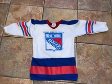 New York Rangers Vintage Boys Kids Youth NHL Hockey Jersey