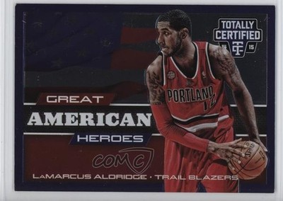 2014 Panini Totally Certified Great American Heroes /299 LaMarcus Aldridge 7fq