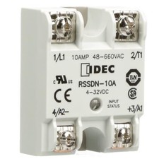 1pc IDEC CORPORATION RSSDN-10A Solid State Relay, 32 VDC, SPST-NO, 10A/660V