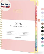 2026 Planner, Hardcover Calendar Planner Weekly and Monthly, January 2026 - Dece