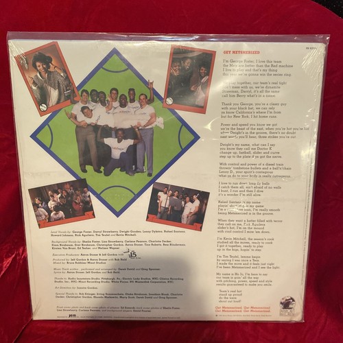 Get Metsmerized -New York Mets 1986 Vinyl Record LP WS Champs NY Sealed NEW - Picture 2 of 4