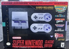 Super Nintendo Classic Edition Mini SNES Game Console NEVER BEEN USED