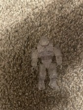 Figura Halo Mega Bloques Transparente/Camuflaje Raro