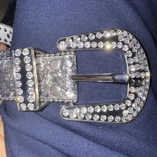 studded belt Unisex men 40 Rare Y2K