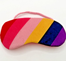 Rainbow Striped Sleep Mask