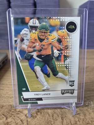 2021 Panini Chronicles Draft Picks Playoff Trey Lance RC North Dakota Bison #381