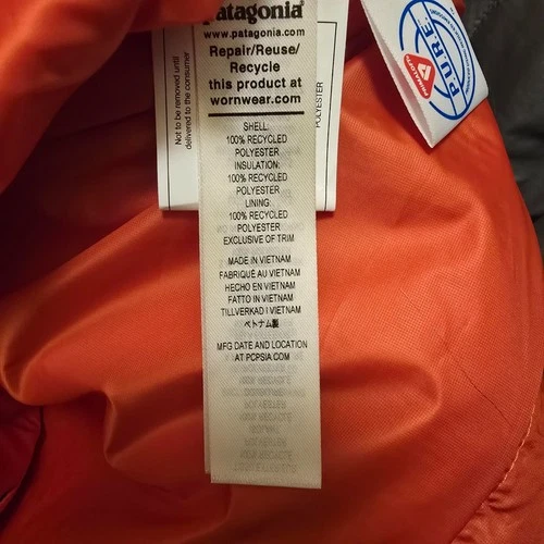 Patagonia Men’s Nano Puff Vest Metrics Orange NWOT XL Fall 2021 84242 Insulated image 4