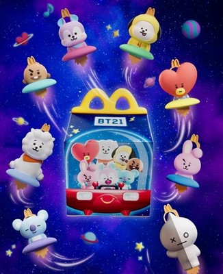 2026 McDonald s X BT21 BTS Happy Meal Toys  Complete set of 10