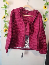 CAMEL CROWN small Women's Lightweight Hooded Down Jacket Packable Puffer...