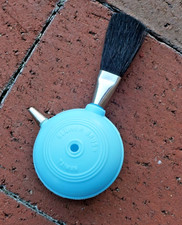 Vintage Camera Blower Brush Blue Accessory