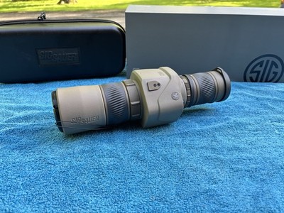 SIG SAUER OSCAR6 HDX PRO Image Stabilized Spotting Scope 16-32x60 Gray
