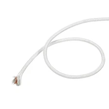 Electronic Wire 13AWG Insulated Mica Cable for Connecting Home White 9.8ft