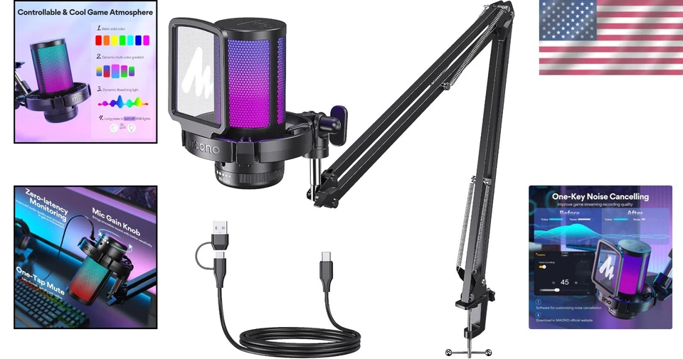 Professional Condenser Mic for Gaming, Streaming, Podcasting - Image 2 of 4