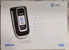 Nokia 6126 Vintage Flip Phone Cingular / AT T - Black - NEW