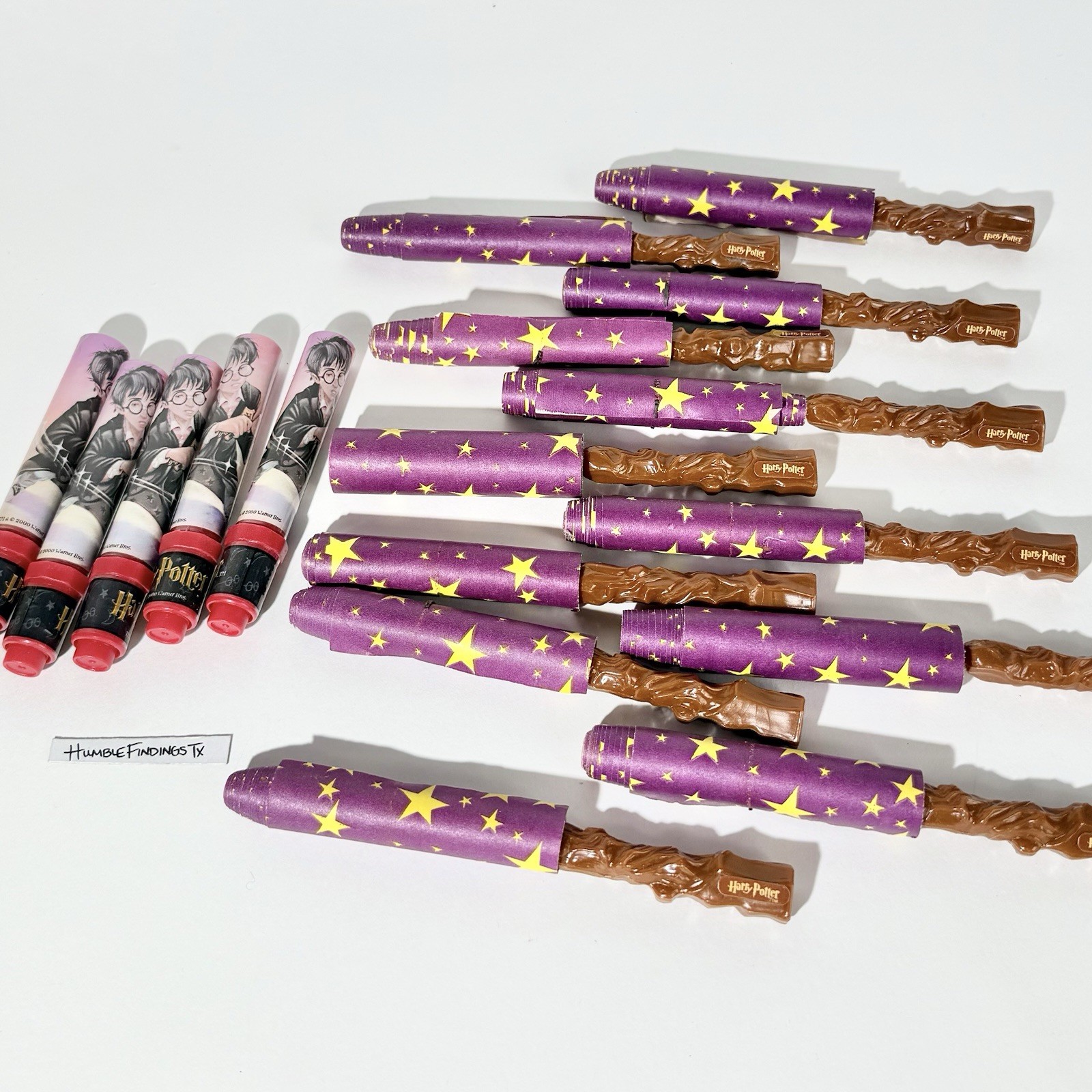 18pc Vintage Harry Potter Telescoping Magic Wands Paper Part