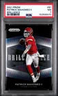 2021 PANINI PRIZM BRILLIANCE #B1 PATRICK MAHOMES II PSA 7