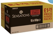 walkers sensations thai sweet chilli 65g X 18