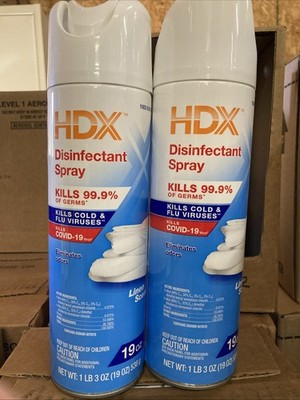 6 PACK- 19 oz. All Purpose Cleaner and Disinfectant Spray, Linen NEW