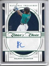 2024 National Treasures FELNIN CELESTEN EMERALD ECKLAR'S CHOICE AUTO RC #2/5!