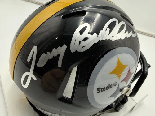 Terry Bradshaw SIGNED HOF Mini Helmet Pittsburgh Steelers NFL HOF QB TB COA