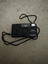 Minolta AF101R 35mm Point Shoot Film Camera Black Vintage
