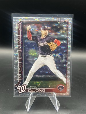 2025 Topps Update Series - Paul DeJong #US101 Silver Crackle Foil