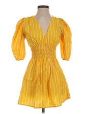 Faithfull the Brand Women Yellow Casual Dress 4