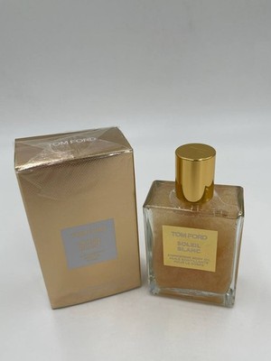 Tom Ford Soleil Blanc Shimmering Body Oil Gold 100ml New Torn Cellophane