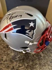 Ty Law Signed New England Patriots Football Helmet BAS Witnessed Auto
