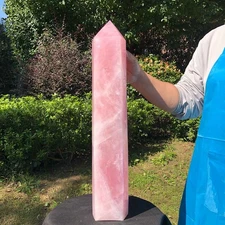 18LB Natural Powder Crystal Pillars Mineral Specimens Obelisk Healing 2596