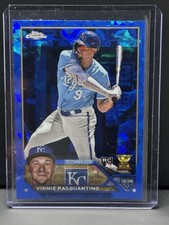 VINNIE PASQUANTINO - 2023 Topps Chrome SAPPHIRE #302!! ROOKIE RC Royals