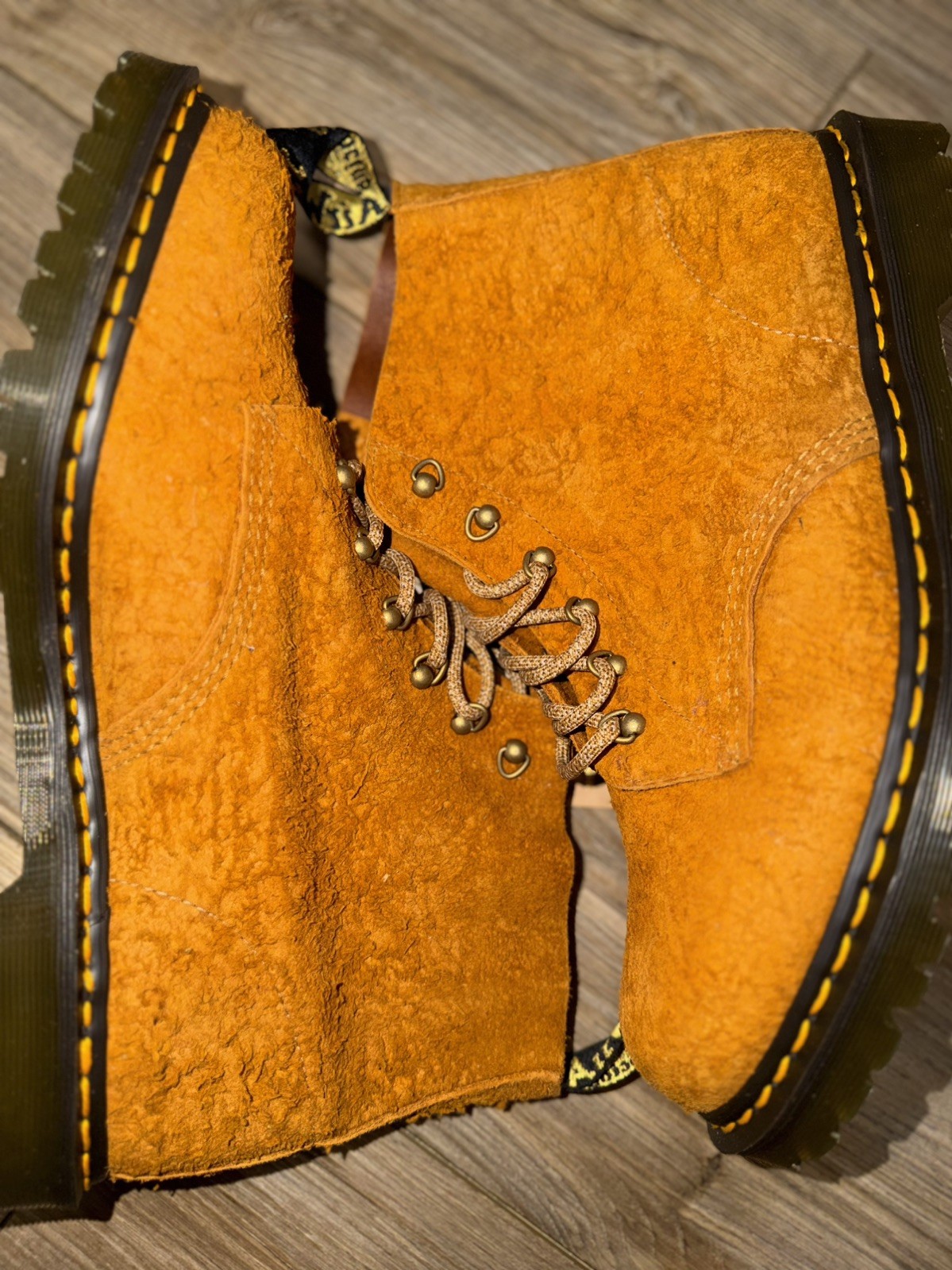 Dr.Martens 1460 Pascal Made In England Emboss Suede Men’s 14 NIB $300 Sold Out image 4