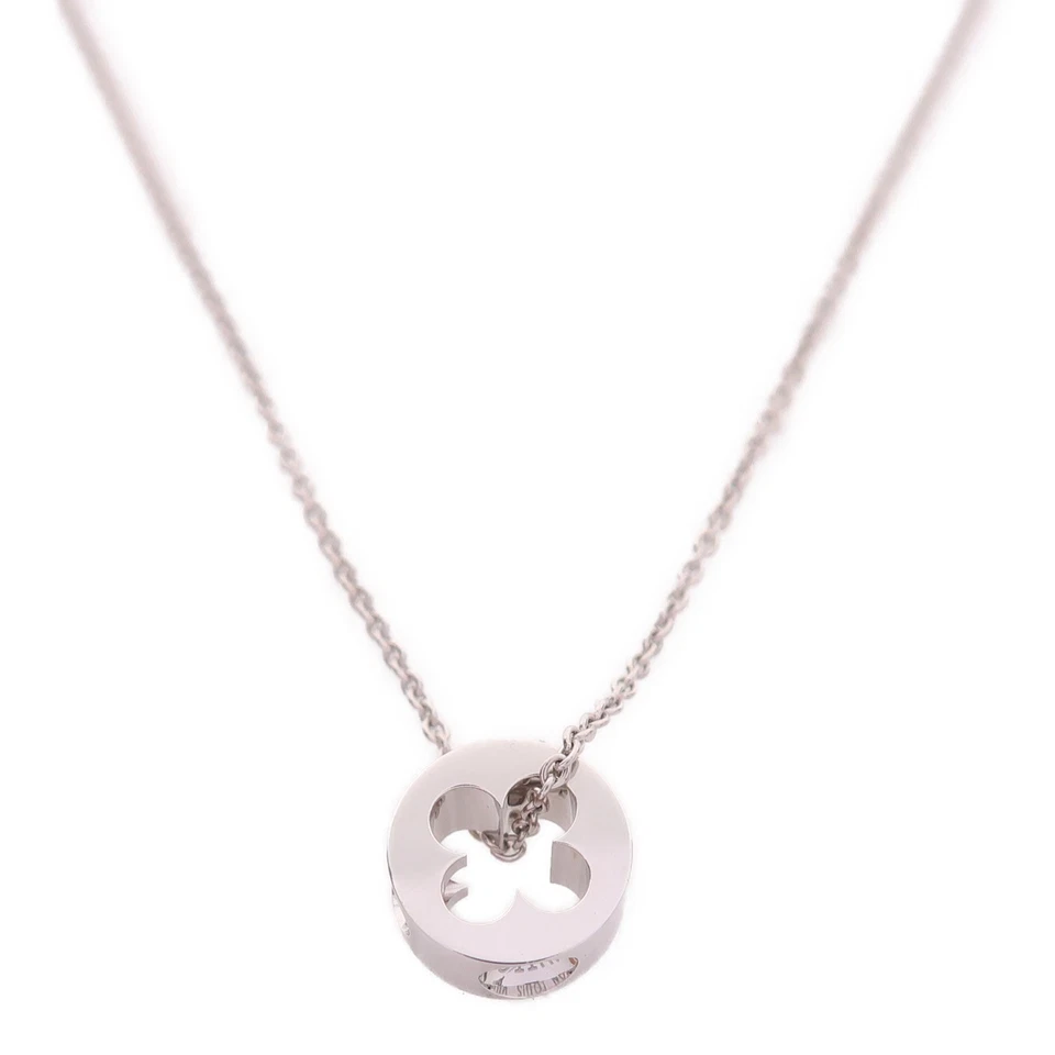 Collar LOUIS VUITTON LV Colgante Empreinte Q93167 Oro Blanco 18K Foto 3 de 4